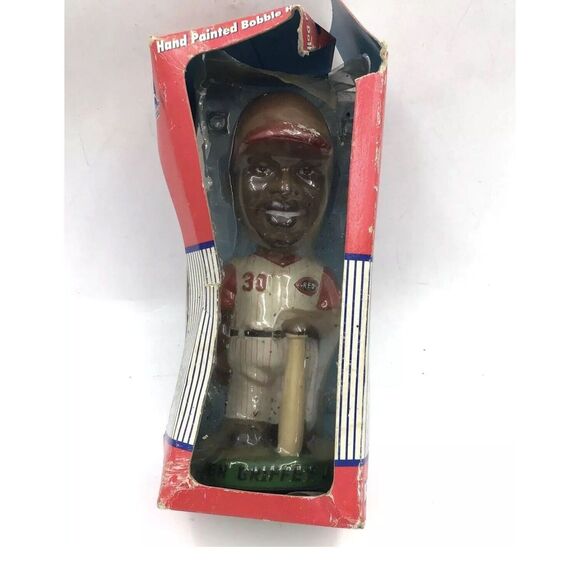 NEW HAND PAINTED BOBBLEHEAD KEN GRIFFEY JR. #30 CINCINNATI REDS COLLECTIBLE 7.5" - Picture 1 of 1